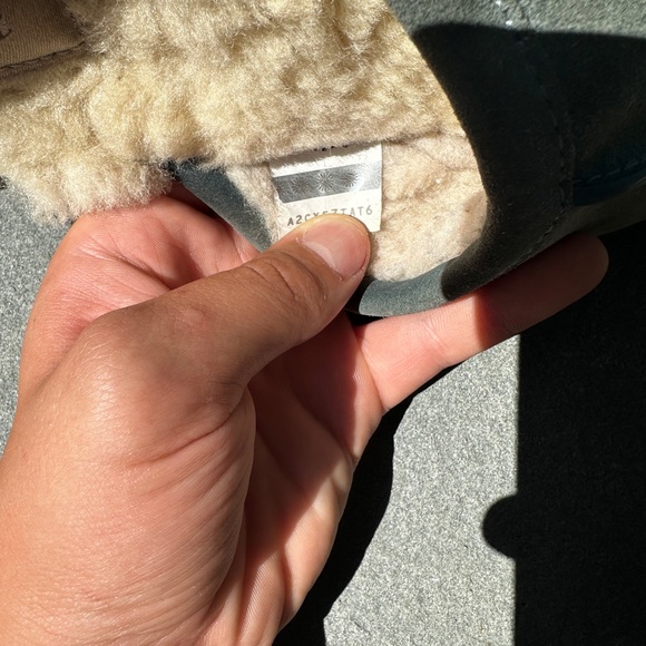 Ugg scuff slipper 8 slippers 39.5-40 9-9.5 green sheep shearling genuine men’s. - Picture 6 of 7